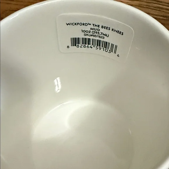 Kate Spade “ The Bees Knees” Polka Dot Mug new inbox original tags still in cup - Picture 2 of 4